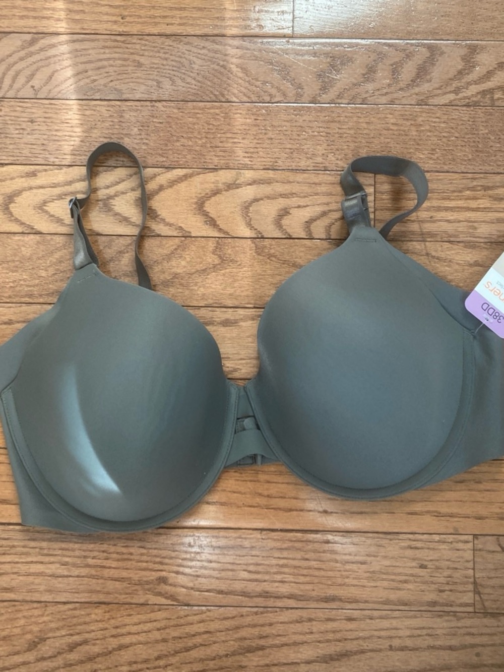 Warner's Olive Gray Smooth Molded T-Shirt Bra